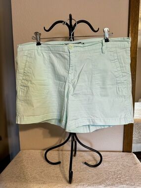 Women’s Mint Green Casual Shorts